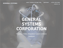 Tablet Screenshot of generalsystems.com